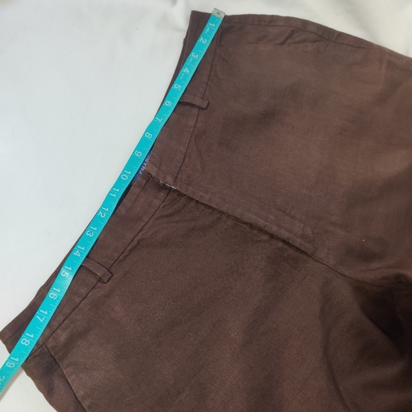 Chaps Linen Brown Dress Pants 16 Size16 - Picture 5 of 9